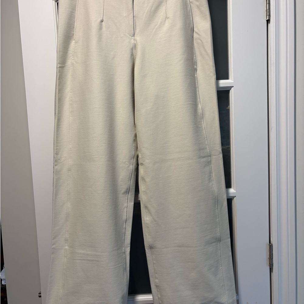 lululemon athletica Wide Leg Pants in Bone